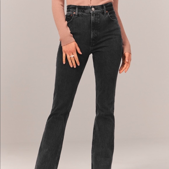 NWT Abercrombie Curve Love long vintage flares - Picture 4 of 8